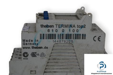 THEBEN TR 610 TOP2 DIGITAL SWITCH TIMER Platinum International