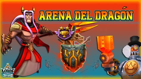 Lords Mobile Una Gran Épica lucha Arena Del Dragón Lucha de titanes