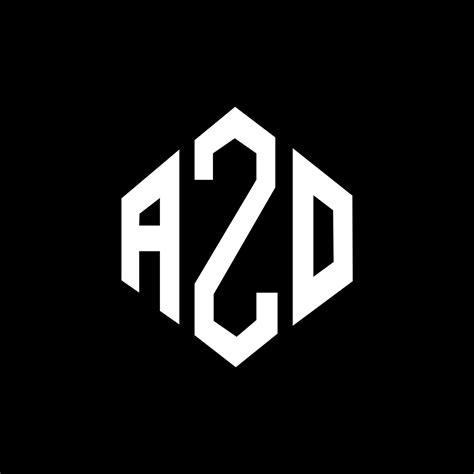 azo letter logo design  polygon shape azo polygon  cube shape