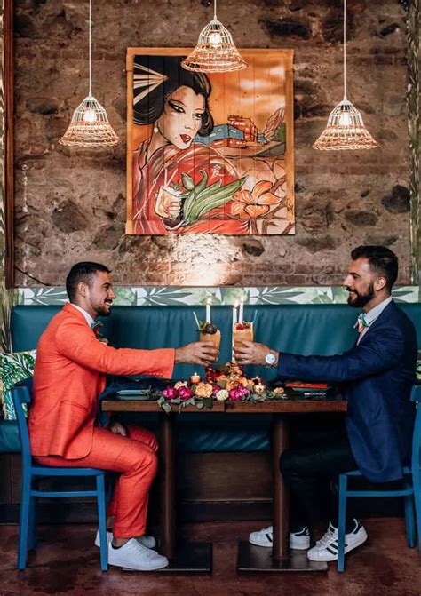 Stylish Same Sex Engagement Bespoke Bride Wedding Blog