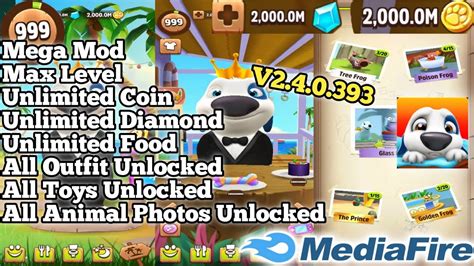 My Talking Hank Mod Apk Terbaru Max Level Unlimited Coin And Diamond