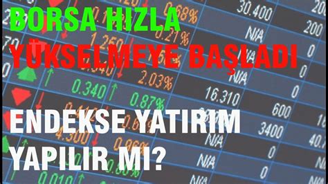 Endekse Yatırım Yapılır mı Nasıl Kazanırım YouTube