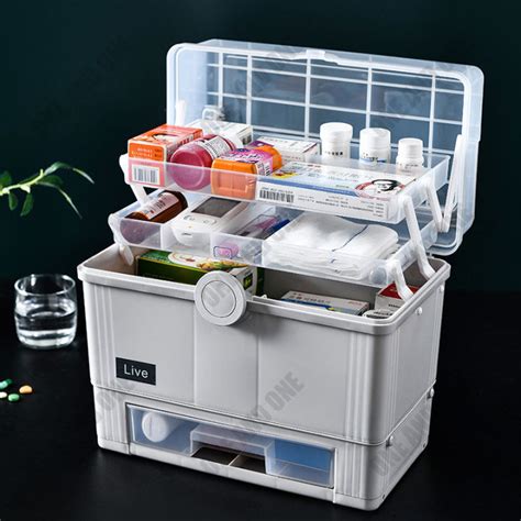 ready stockthree layer multifunctional portable medicine