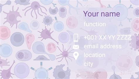 Business Card Microbiologist Biorender Science Templates