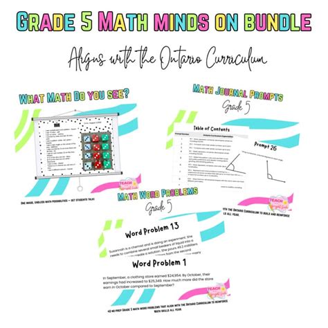 Minds On Activities For Math