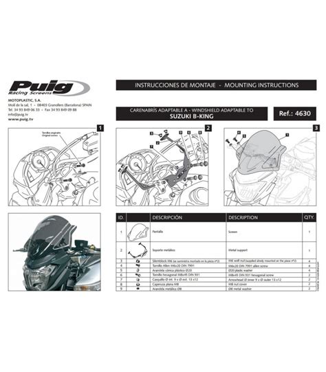 Bulle Pour Moto Suzuki B KING Puig Naked New Generation