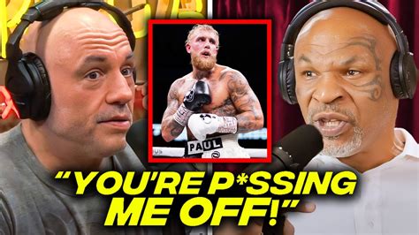 Mike Tyson LOSES IT At Joe Rogan After He DEMANDS Him To CANCEL Jake