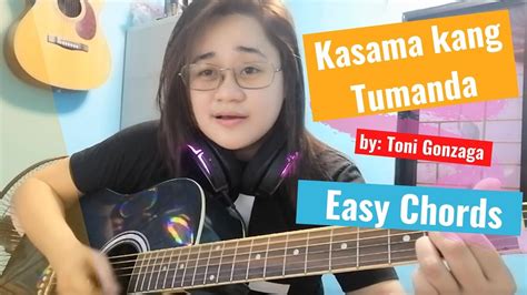 Kasama Kang Tumanda Guitar Tutorial By Toni Gonzaga YouTube