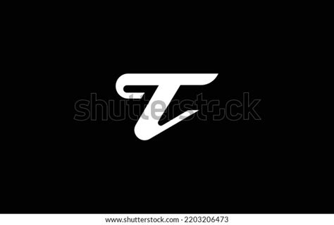 Abstract Letter T Logo Design Creativepremium Stock Vector Royalty