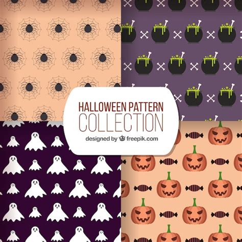 Free Vector Halloween Patterns