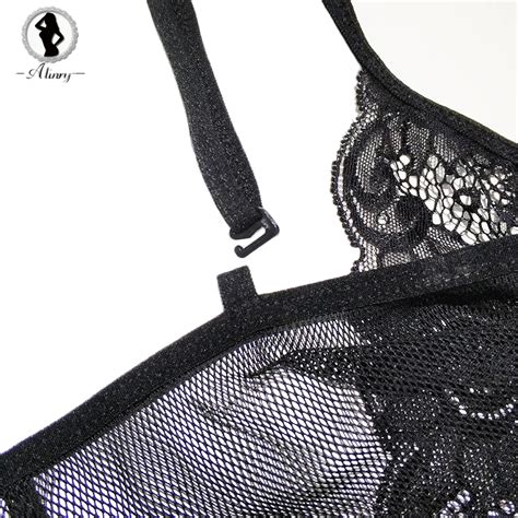 Best Price ALINRY Sexy Lingerie Hot Lace Erotic Women Bodysuit Babydoll Costumes Transparent