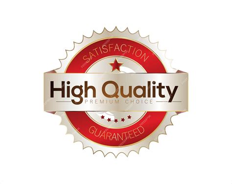 Premium Vector | Premium quality golden badge isolated on white ...