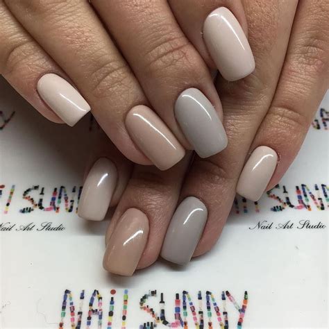 Likes Comments Moscow Nail Sunny On Instagram Grey Nude Luxio
