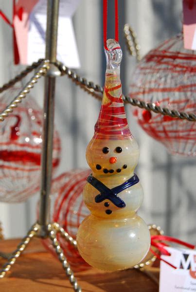 Glass Snowman Ornament – Mirador Glass