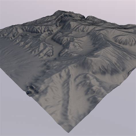 Terrain Maps 3d Model Turbosquid 1404272