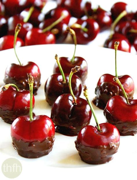 Vegan Chocolate Dipped Cherries Recipe Chocolate Dipped Cherries