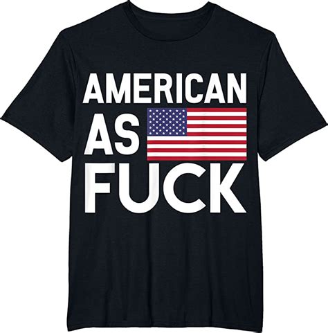 Clearance American As Fuck Af Patriot T Shirts Tees Design