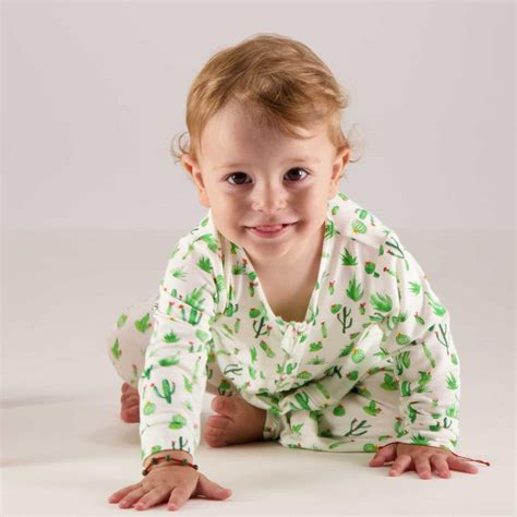 Tickety Boo Prickly Cactus Long Bamboo Zipper Romper – Basically Bows ...