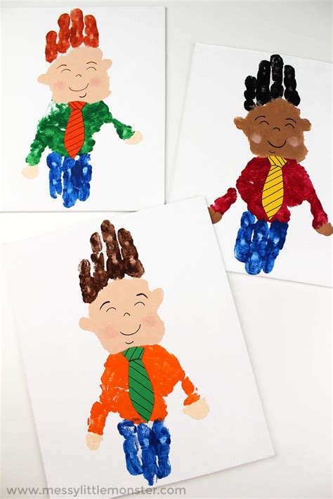 Cute Handprint Art Ideas Messy Little Monster