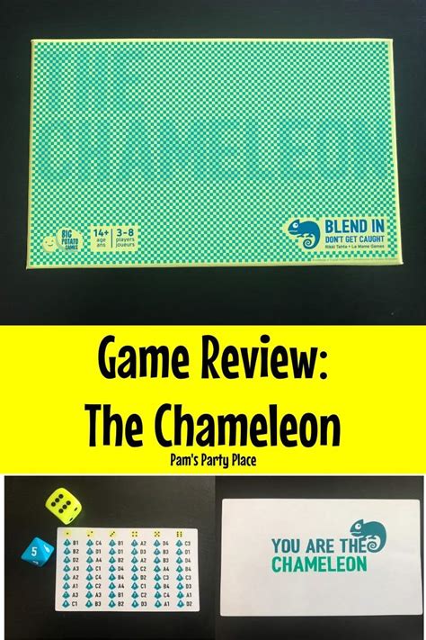 Game Review: The Chameleon | Pam's Party Place
