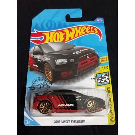 Hot Wheels Lancer Evolution Advan Shopee Malaysia