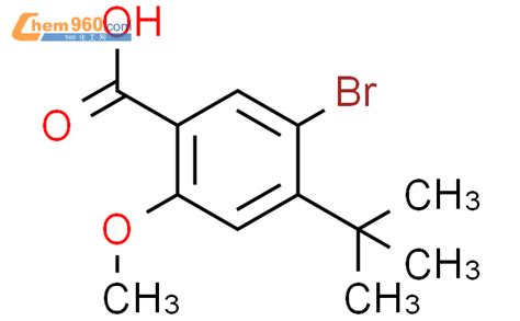 1206677 22 6 5 bromo 4 tert butyl 2 methoxybenzoic acid化学式结构式分子式mol