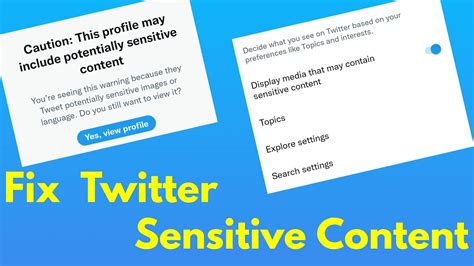 How To Turn On Off Sensitive Content On Twitter This Tweet Might