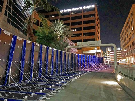 AquaFence protecting Tampa General Hospital — AquaFence Flood Protection