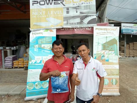 roadshow  tb super bangunan jalan raya legok pt powerblock indonesia