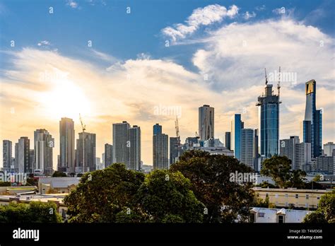 Melbourne City Skyline Stock Photo - Alamy