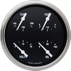 Classic Instruments Hot Rod Series Gauge Sets Free Shipping On Orders Over 109 At Summit Racing