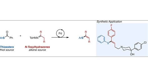 Pd Catalyzed Alkenyl Thioether Synthesis From Thioesters And N