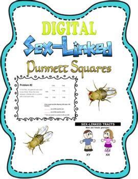 DIGITAL Distance Learning Sex Linked Punnett Square Problems W ANSWER KEY