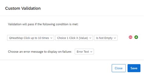 Heat Map Custom Validation Xm Community