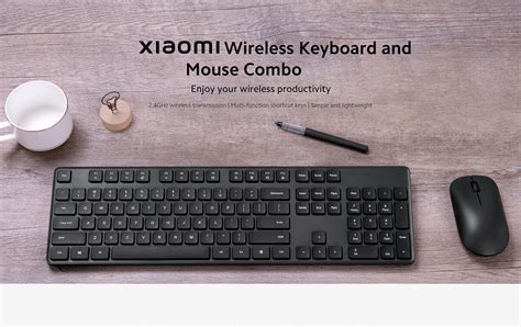 ست موس و کیبورد بی سیم شیائومی مدل WXJS01YM - های شیائومی