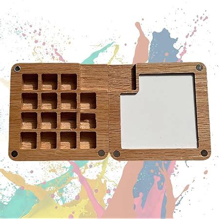 Amazon Grid Portable Sketchbook Palette Wooden Colour Palette