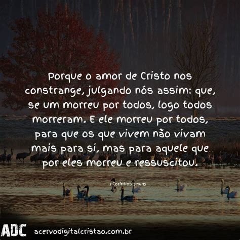 O Amor De Deus Nos Constrange - O Amor de Cristo nos Constrange | Acervo Digital Cristão