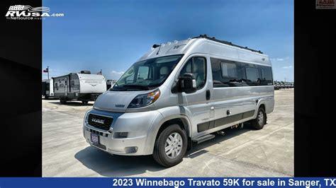 Beautiful 2023 Winnebago Travato 59k Class B Rv For Sale In Sanger Tx