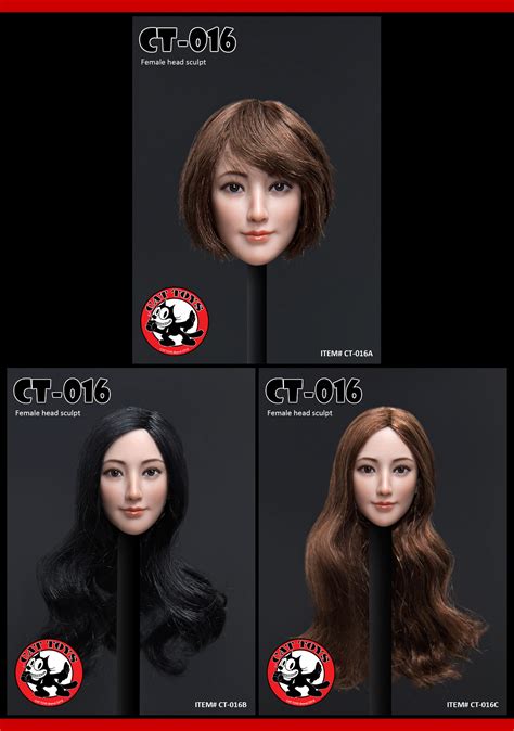 CAT TOYS CT 016HS Asian female headsculpt AcareToys จำหนาย ของเลน โมเดล ชดผา Hot Toys