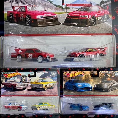 Hot Wheels Twin Pack Lb Er Super Silhouette Nissan Skyline Lbwk Hotwheels Pandem Subaru Brz