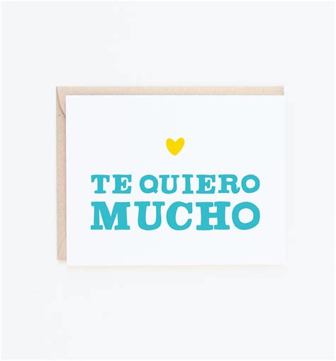Te Quiero Mucho card – Graphic Anthology
