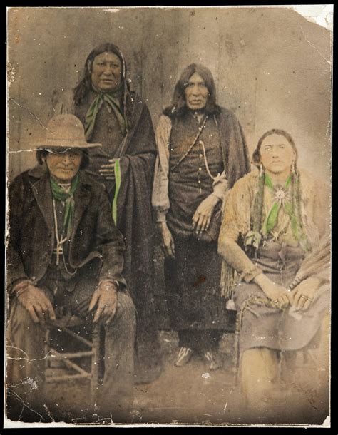 Possibly Isa Tai Middle Left Quanah Parker Far Right And Two