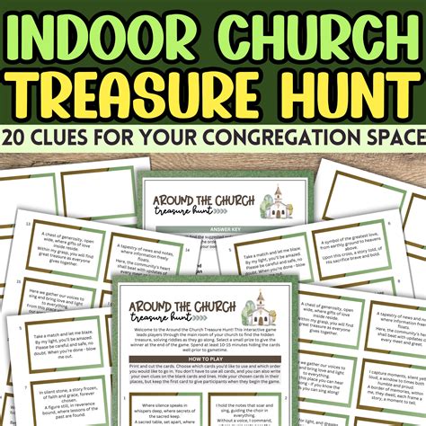 Church Treasure Hunt: Printable Scavenger Game (PDF Download) - Etsy