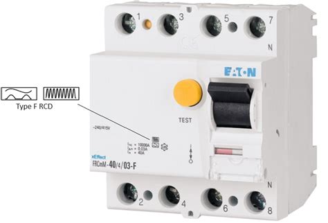Types Of Rcd Residual Current Device Types