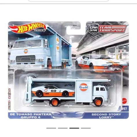 Машинка Hot Wheels Transport fleet DE TOMASO PANT ERA GULF купить с доставкой по выгодным