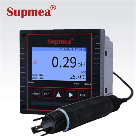 4 20mA pH Sensor Industrial pH Electrode Glass pH Electrode Low Cost pH ...