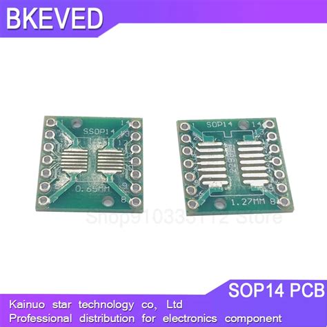 10PCS TSSOP14 SSOP14 SOP-14 SOP14 to DIP14 PCB Transfer Board DIP Pin ...