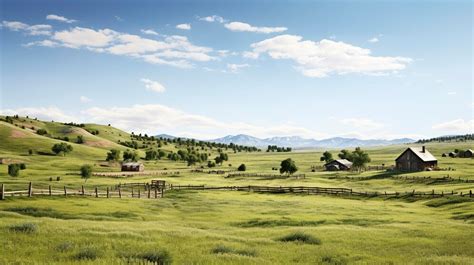 premium photo  photo  farm  ranch land