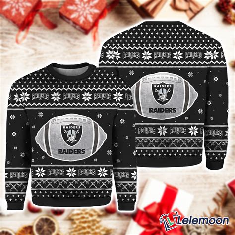 Las Vegas Raiders Christmas Ugly Sweater Lelemoon