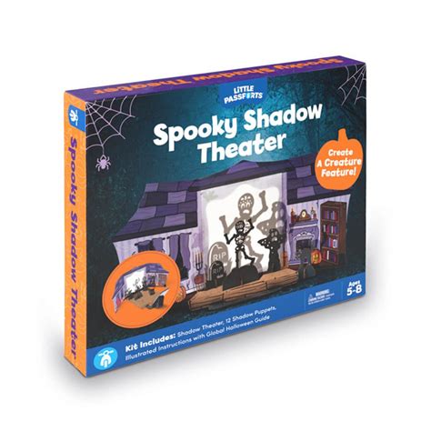 Spooky Shadow Theatre Kids Shadow Puppet Theater Little Passports